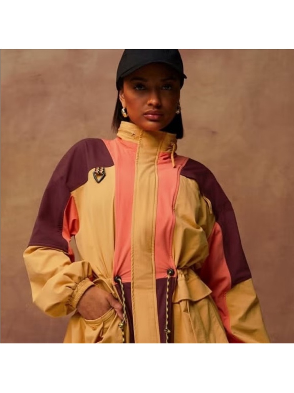 Fabletics Khloe Kardashian “The Heights” Colorblock Windbreaker Jacket